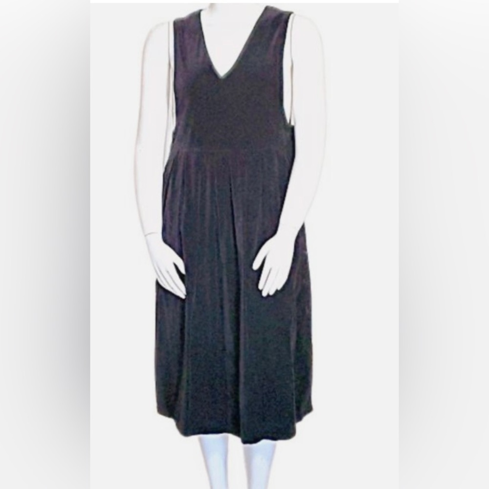 Original TY Wear Women’s 90s Sleeveless V-Neck Velvet Romper Dress sz12P